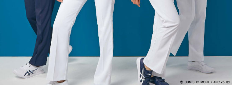 アシックスの医療服|メンズスパンツ、レディースパンツ