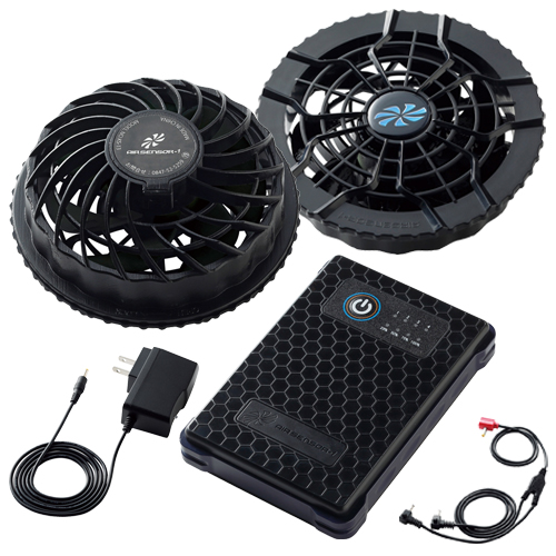 KS-30 [クロダルマ] AIR SENSOR-1  空調服オプション ファン・バッテリーフルセット  Bluetoothfan対応