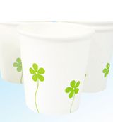 《激安!お買い得》 ファーストレイト ペーパーカップ 「うがい用紙コップ 3オンス/クローバー柄」 FR-285 2000個入