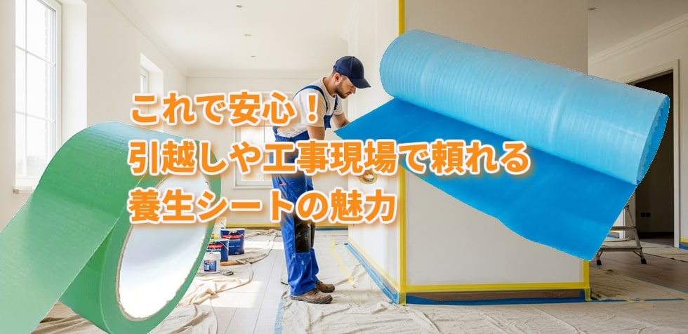 これで安心!引越しや工事現場で頼れる養生シートの魅力